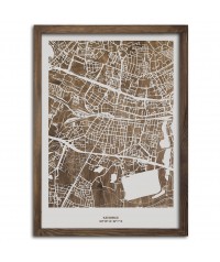 Obraz Katowice - Plakat z Mapą Miasta - Dostosuj | boscohome.pl
