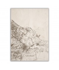 Gdańsk - drewniany plan