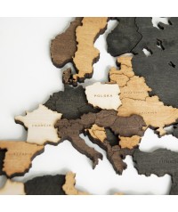 3D Wooden World Map | Boscohome | Customize