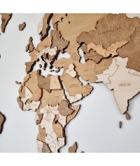 3D Wooden World Map | Boscohome | Customize