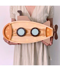 Drewniana Lampa LED Dla Dzieci