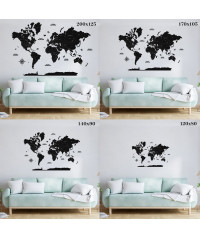 Mapa Świata BLACK?️| Boscohome