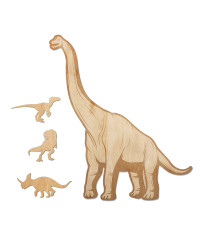 Drewniany Dinozaur Diplodok | Boscohome | Stworzone w Polsce