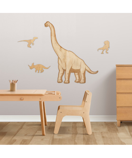 Drewniany Dinozaur Diplodok | Boscohome | Stworzone w Polsce