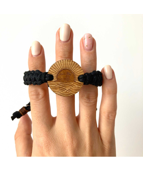 Wooden Engraved Bracelet - Sunrise | Boscohome EU