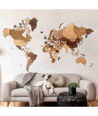 Wooden World Map | Boscohome | Made in Poland